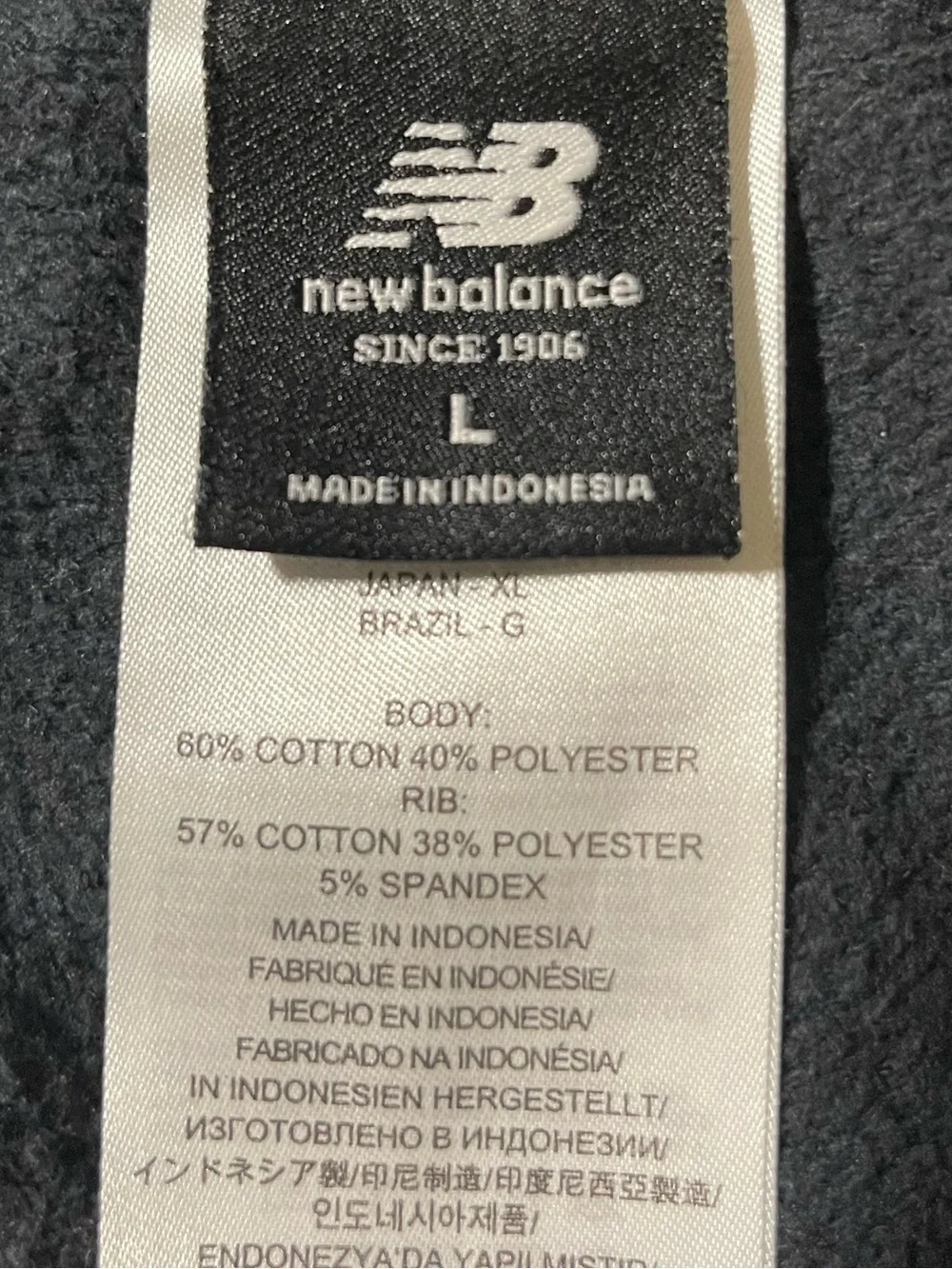 Men’s NEW BALANCE Black Sweatpants